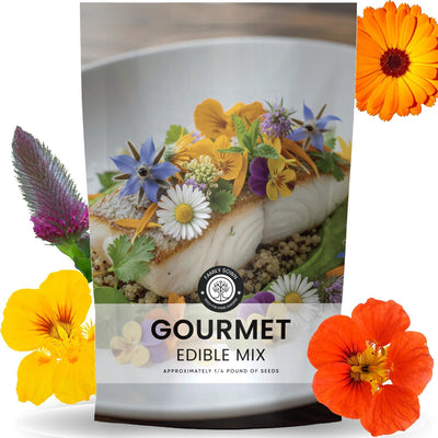 Mezcla comestible 4oz semillas premium para flores y hierbas