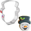 Cortador galletas cabeza muñeco nieve 4pulg