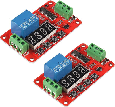 Módulo relé temporizador 12V con pantalla LED