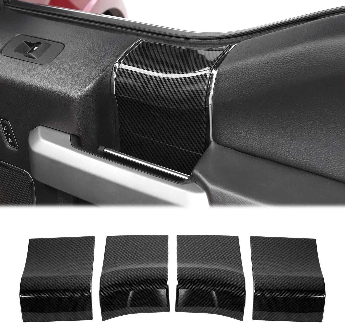 Accesorios cubierta manija puerta Ford F150 15-20 fibra