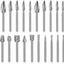 Set 20 fresas HSS carburo ajuste universal