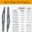 Limpiaparabrisas trasero Infiniti QX50 QX70 14-17 Subaru Forester 06-22