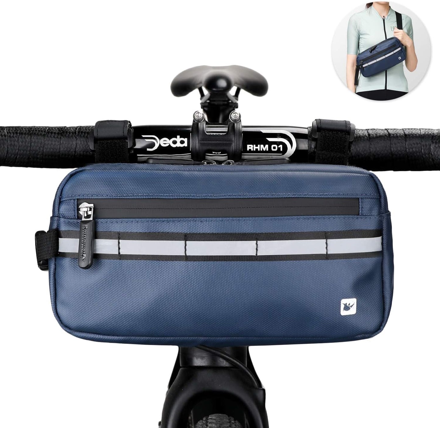 Bolso manillar bicicleta multifunción impermeable