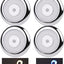 Luz LED techo autocaravana 3" 12V para camión barco