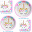 Servilletas unicornio fiesta cumpleaños niña 96 pzas