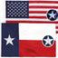 Bandera EE.UU. y Texas 3x5 al aire libre resistente