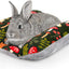 Cama conejo 15x14 pulg gruesa suave peluche lavable