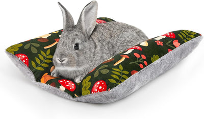 Cama conejo 15x14 pulg gruesa suave peluche lavable