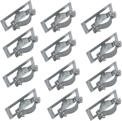 Soporte valla 2-3/8" acero a madera 12uds