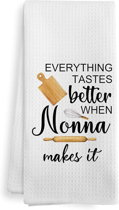 Paños cocina mano para baño regalo Nonna cumpleaños