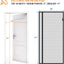 Puerta magnética ajustable 36x96pulg poliéster