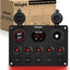 Interruptor basculante 5 posiciones USB dual 12V para RV