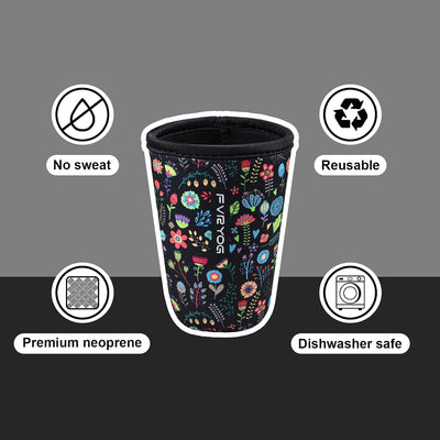 Fundas neopreno aislantes para café helado y caliente