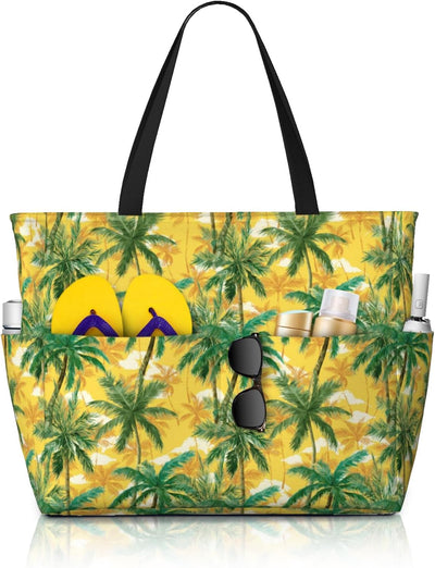 Bolsas playa mujer estampado bonito impermeable con cremallera