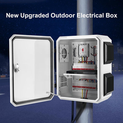Caja eléctrica al aire libre acero laminado ip65 impermeable