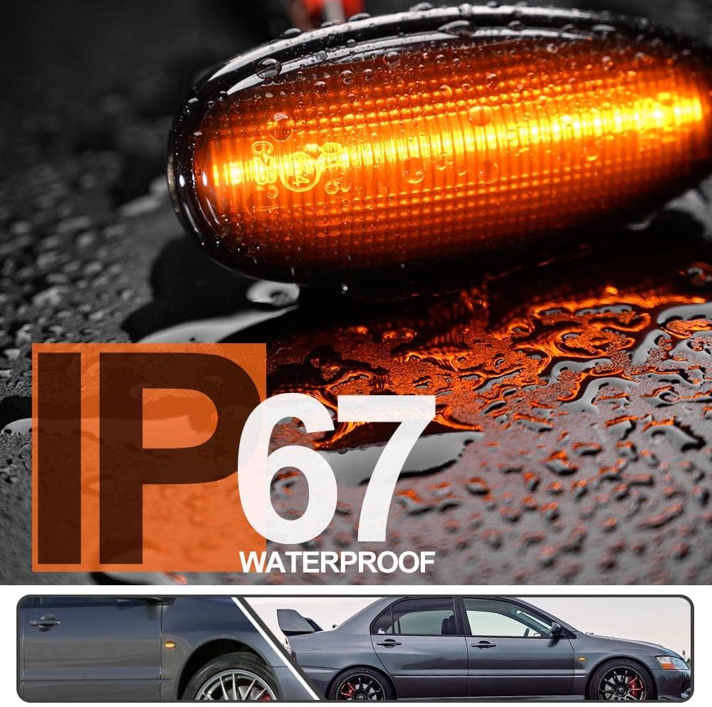 2 Luces LED ámbar señal giro Mitsubishi Outlander Lancer
