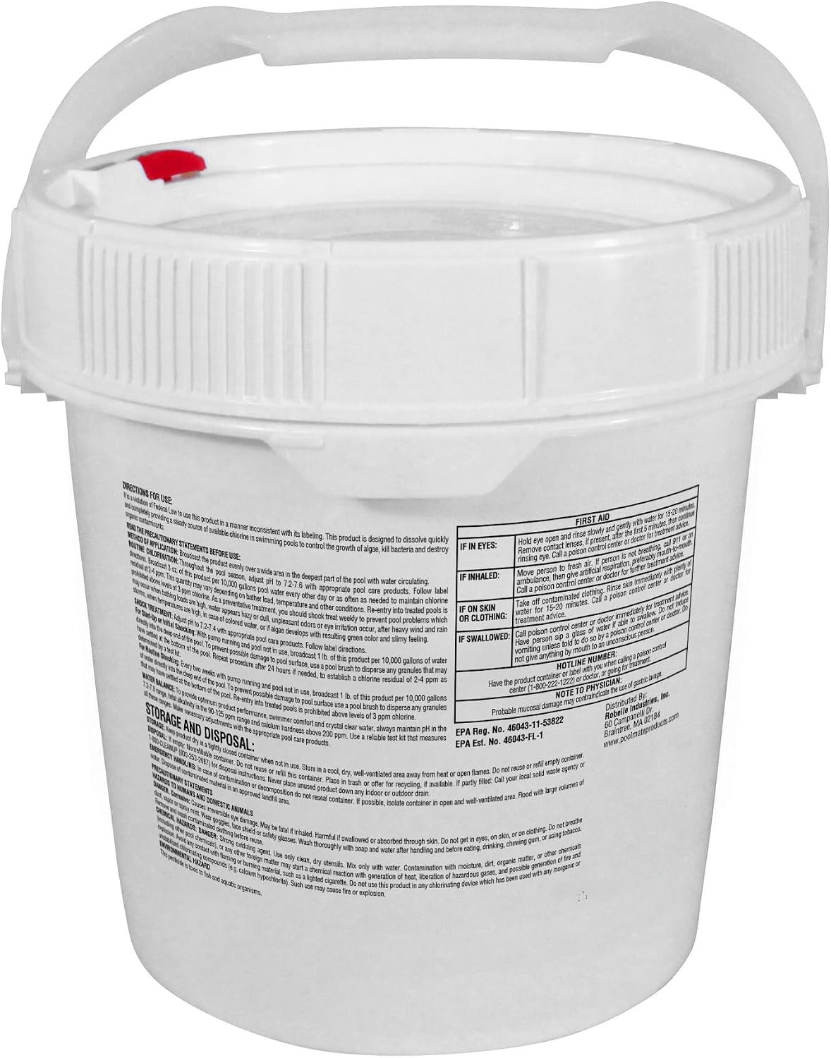 Gránulos cloro piscina 8lb fabricados EE.UU.