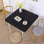 Cubierta mesa cóctel cuadrada spandex 38x38pulg e-negro