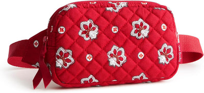Bolsa viaje algodón bandana azul rey/rojo