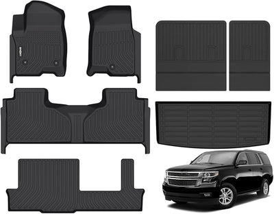 Alfombrillas TPE Chevy Tahoe 21-25 y GMC Yukon 8 asientos