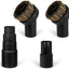 Set 4 Accesorios Aspiradora Cepillo Polvo Negro Adaptador