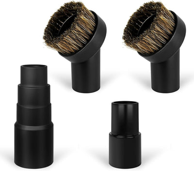 Set 4 Accesorios Aspiradora Cepillo Polvo Negro Adaptador