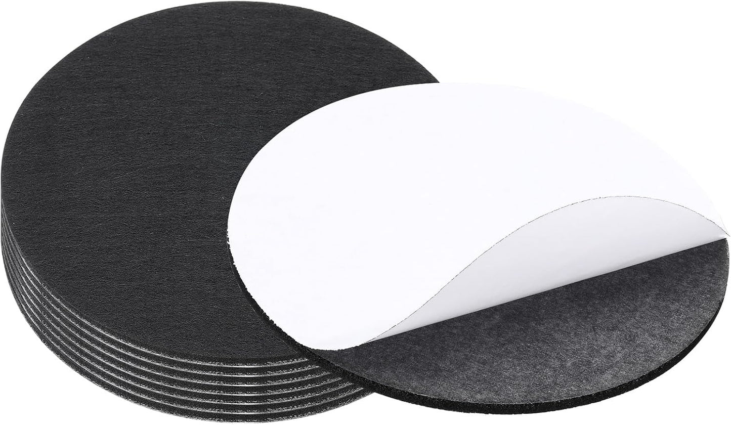 Almohadillas fieltro antiderrap para muebles 6.5pulg 8 pzas