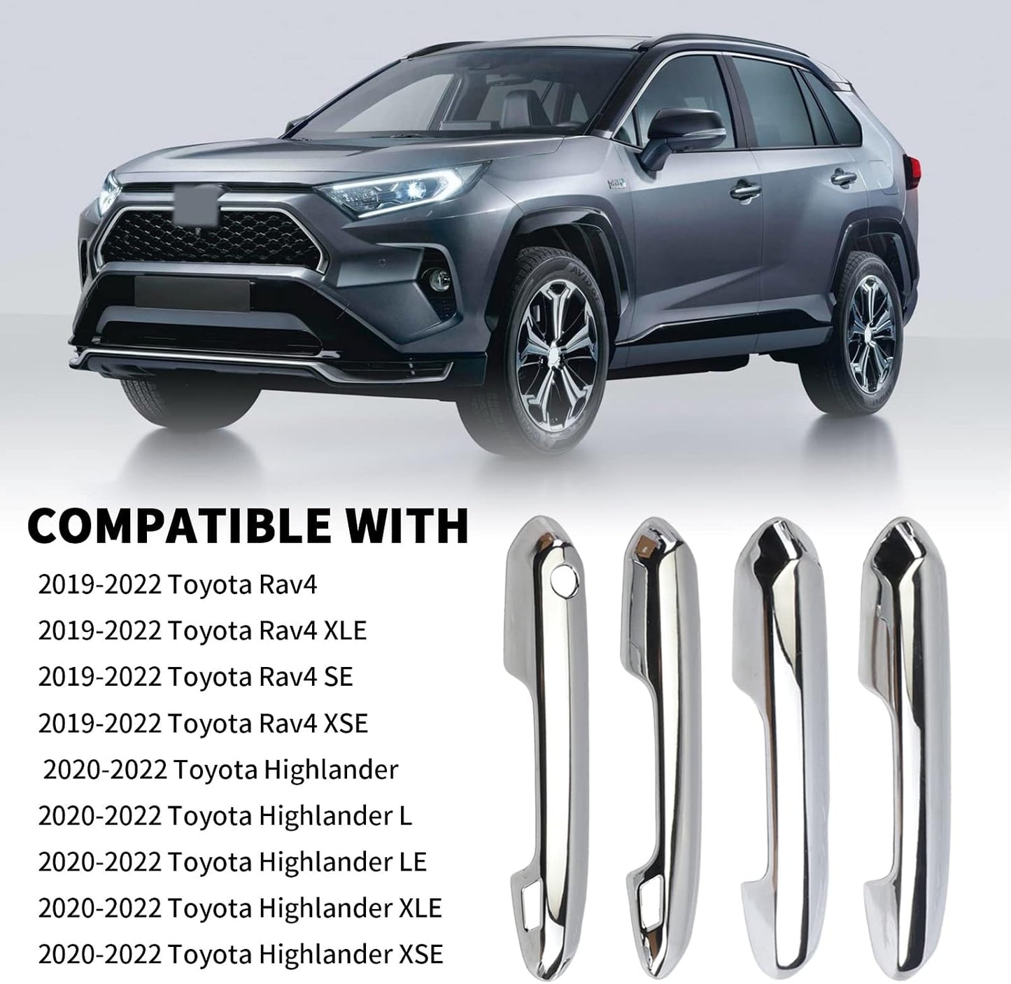 Cubierta manija puerta comp Toyota Rav4 XLE XSE 19-25