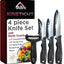 Set 7 Cuchillos Acero Inox Apta Lavavajillas Con Pelador