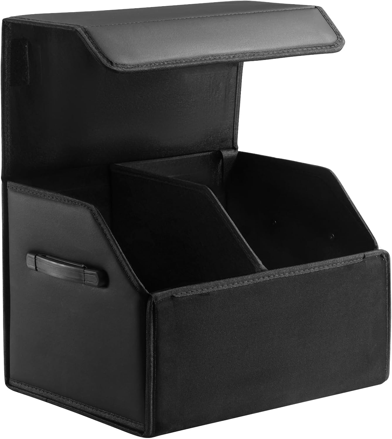 Organiz. maletero coche SUV cuero tapa magnética 16.5"