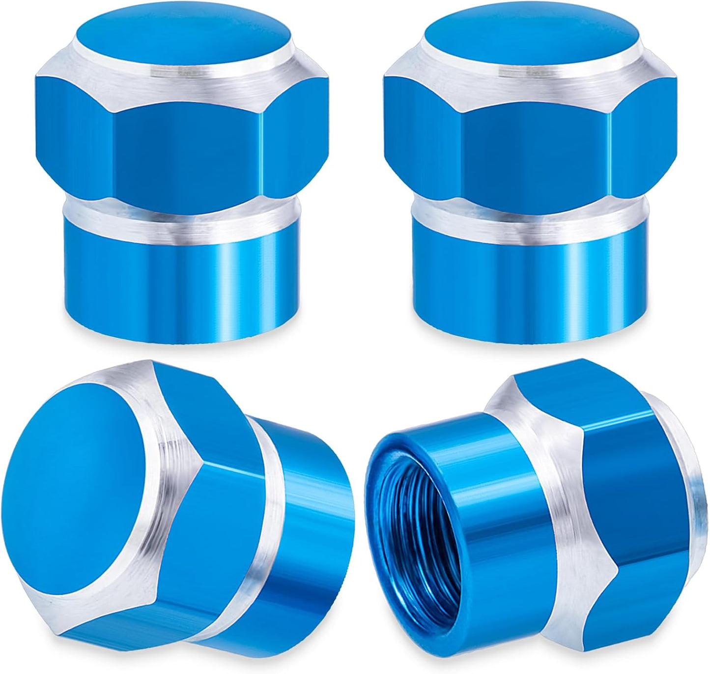 4 Tapones Válvula Neumático Resistentes Corrosión Universal