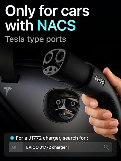 Cargador Tesla 48A 240V Nivel 2 WiFi 25 ft resistente
