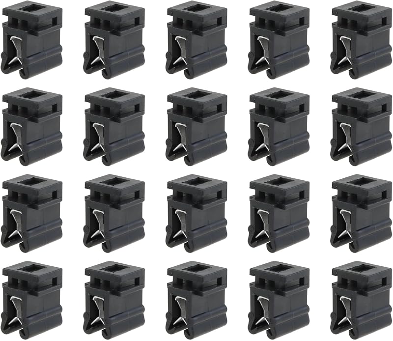 20 Pzas soportes plástico para organizador cables