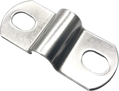 Clip correa tubo acero inox soporte U 0.39pulg resistente 20