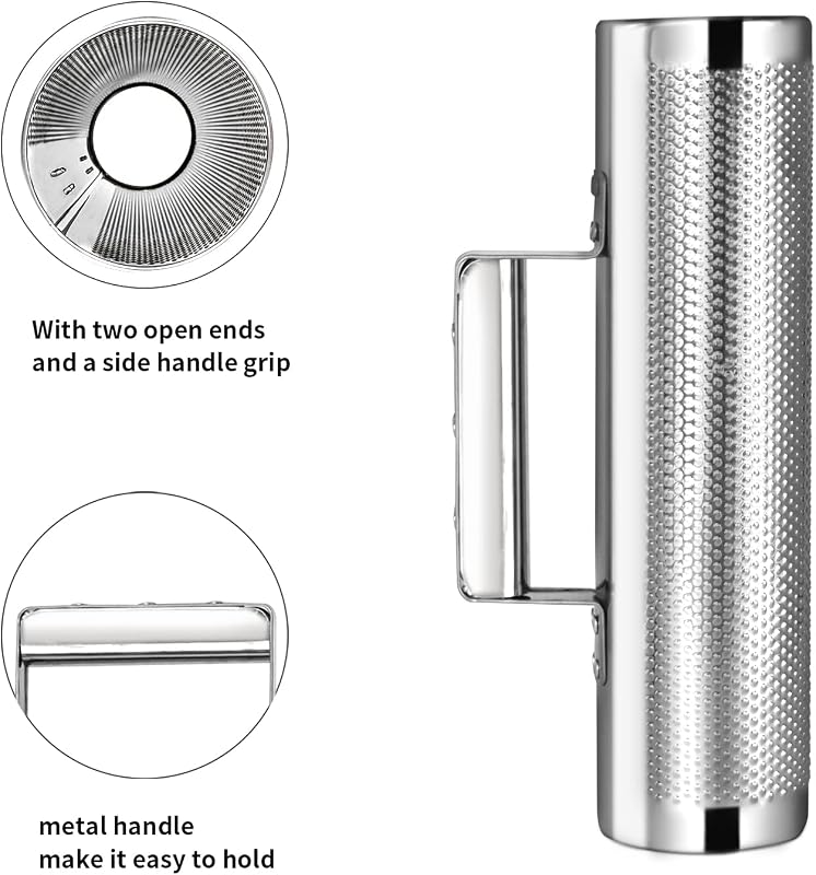 Guiro acero inox 3x10 y 6x12 con raspador