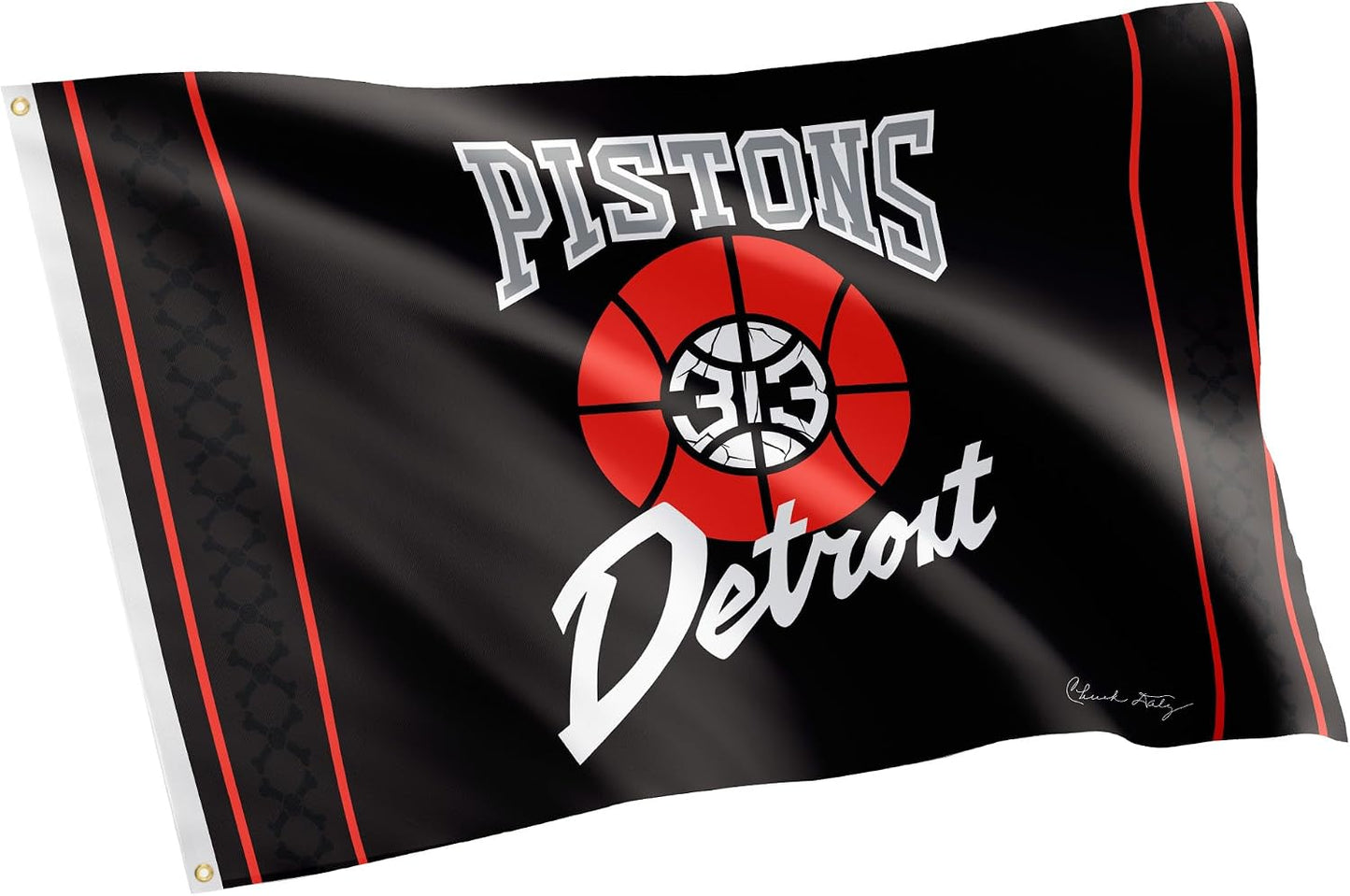 Bandera Detroit Pistons NBA 3x5ft poliéster