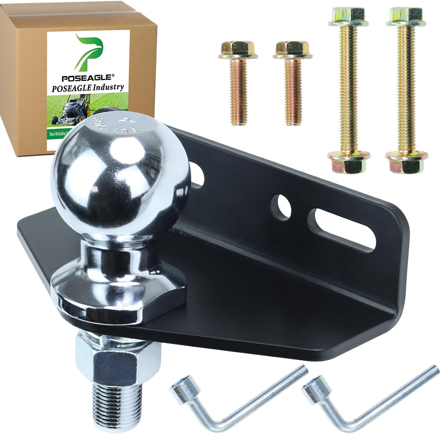 Enganche remolque universal giro cero bola cromada 3500lbs