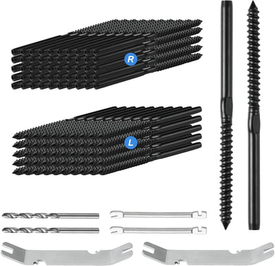 Kit 100 s acero inox T316 negro para barandillas 1/8pulg