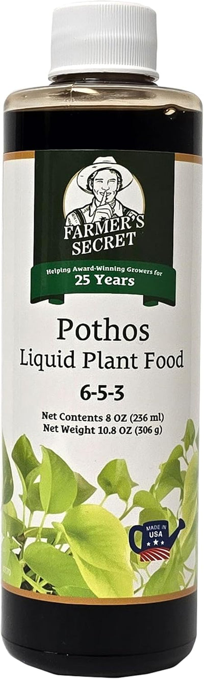 Fertilizante líquido pothos 8oz 6:5:3 fortalece raíces