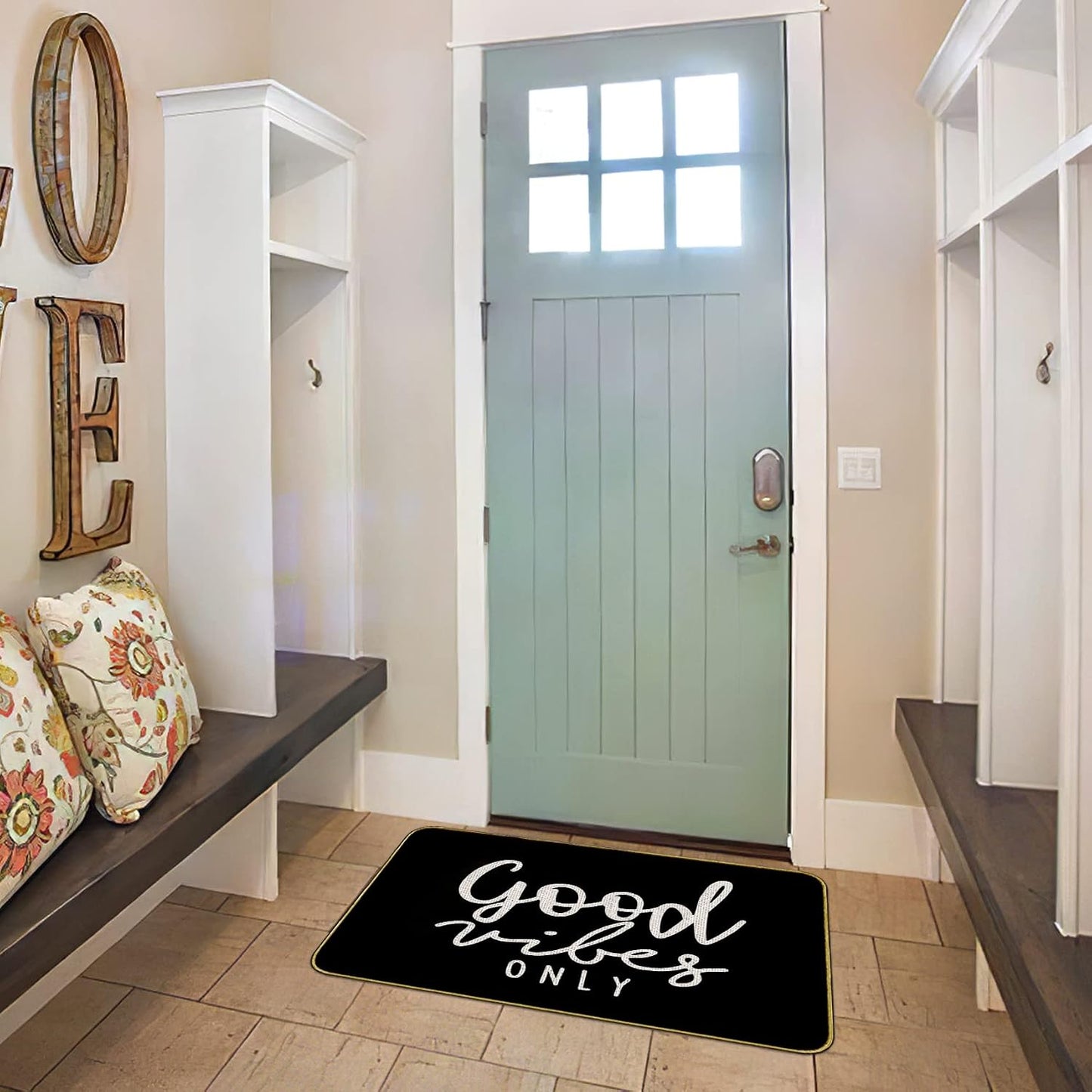 Tapete bienvenida 30x17" para entrada casa