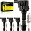 Set 4 bobinas y 4 bujías iridio comp Honda City
