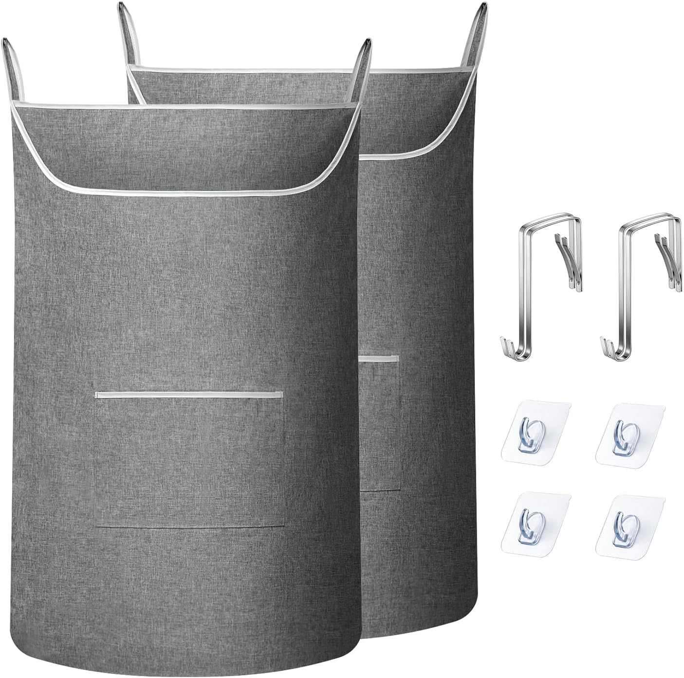 Bolsa colgante puerta set 2 cestas ropa sucia