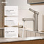 Grifo baño moderno una manija cromado 84774