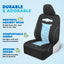 Funda asiento Hello Kitty Cinnamoroll azul poliéster coche