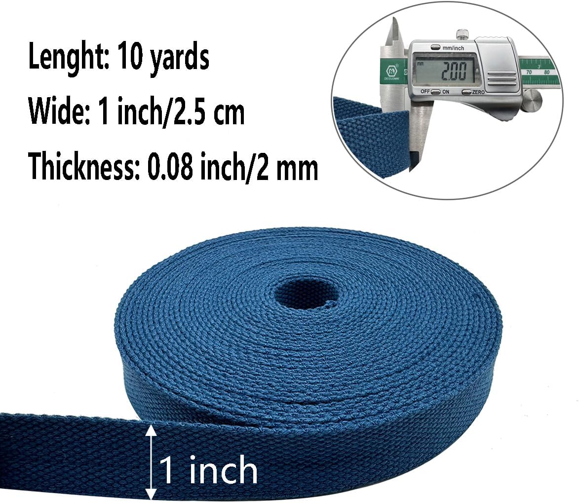 Correa cincha algodón 1" 10yardas para bolsos al aire libre