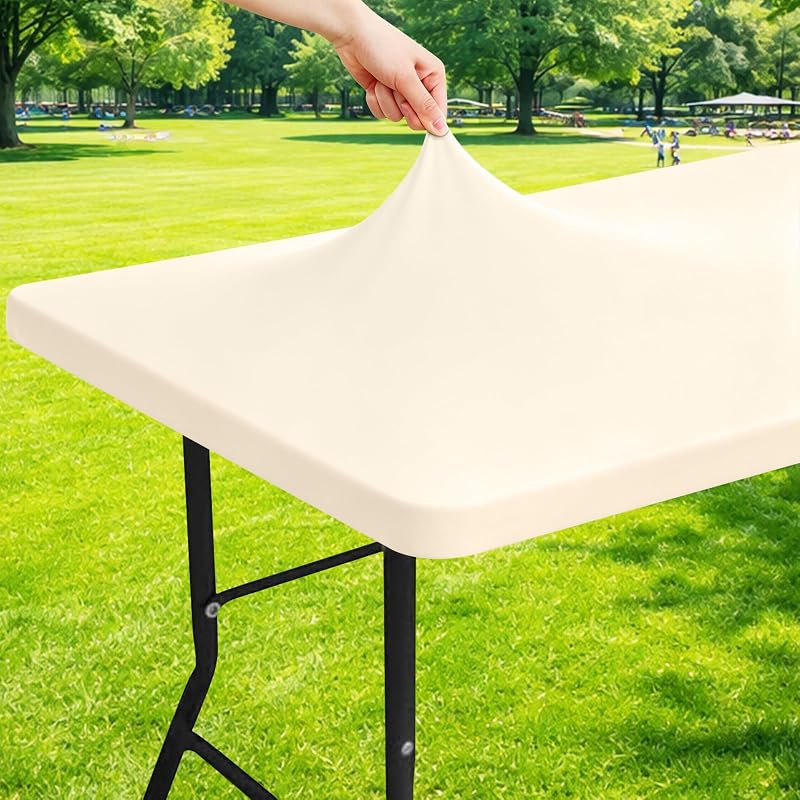 Mantel elástico mesa rectangular 5ft picnic camping