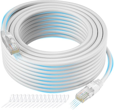 Cable Ethernet Cat6 75ft conector RJ45 para PC servidor PS5