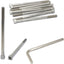 Kit 10 unidades tornillos hex 1/4-20 x 4 acero inox 304
