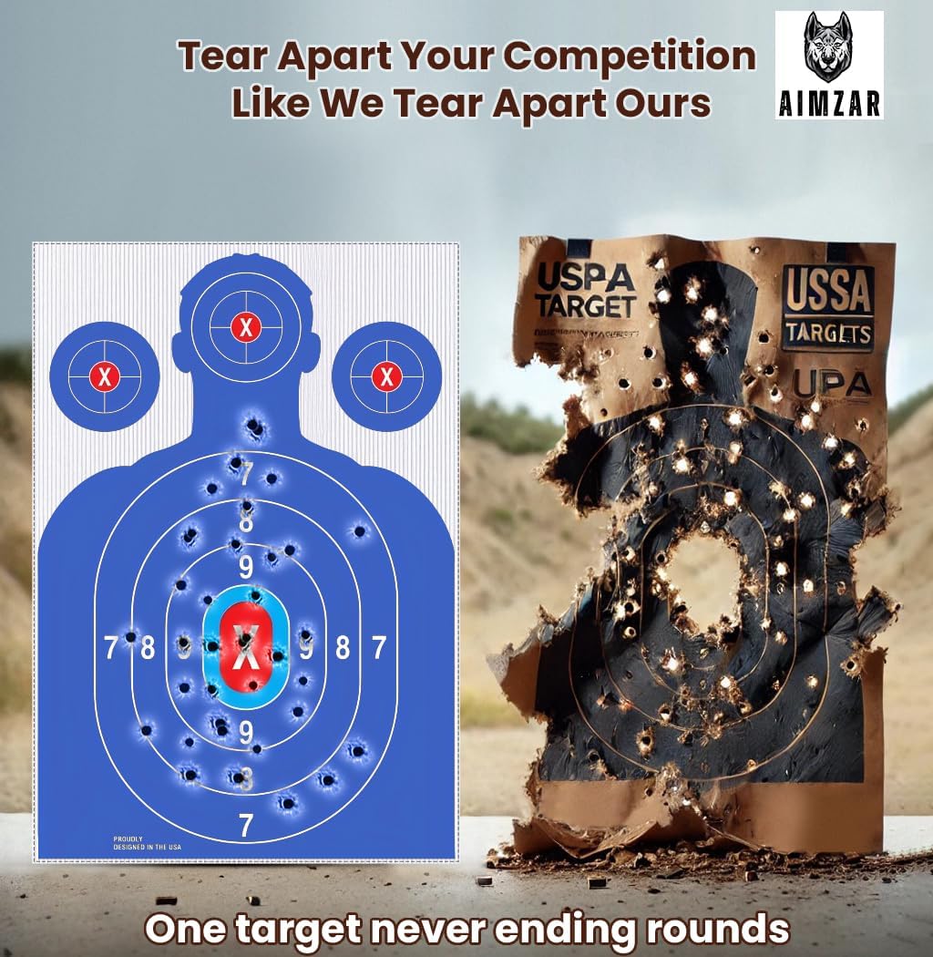 Objetivos cartón USPSA IDPA IPSC entrenamiento y competencia