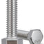 20 Pzas Tornillos Hex 1/4-20 x 2-1/2 Acero Inox 304